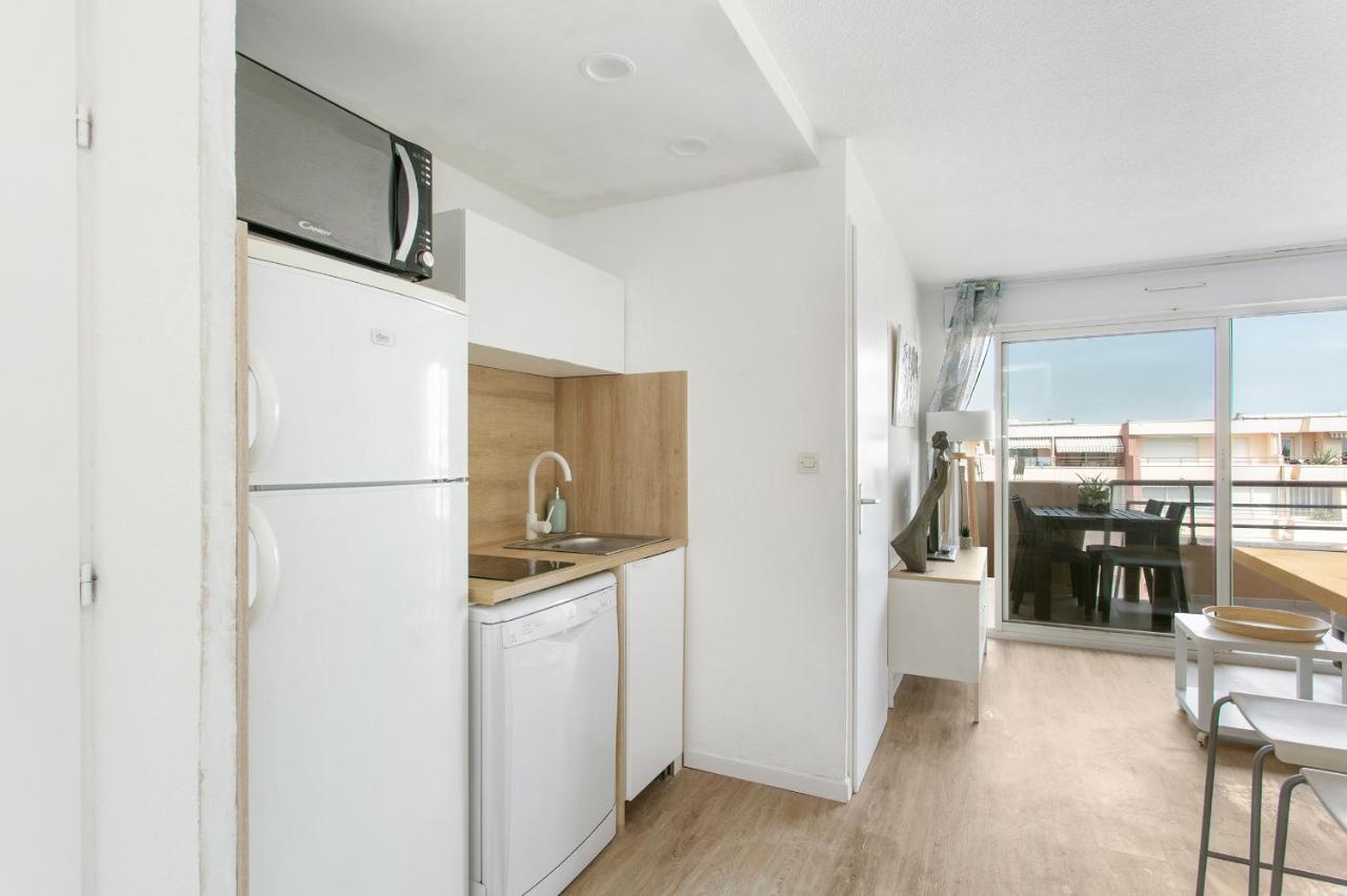 Appartement T3 Terrasse Vue Sur Mer, Piscine, Parking, Wifi Et Clim Sète Exterior foto